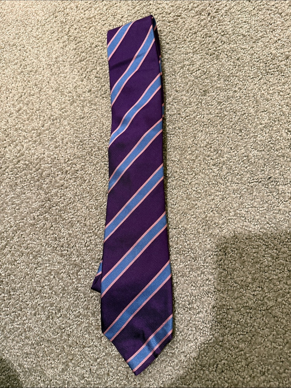 AMAZING MEN'S LIMITED EDITION THOMAS PINK VINTAGE TIE - HANDMADE IN ENGLAND